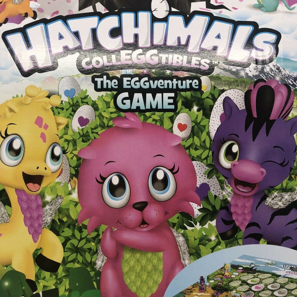 12 pc Hatchimals The EGGventure Board Game For Ages 5+